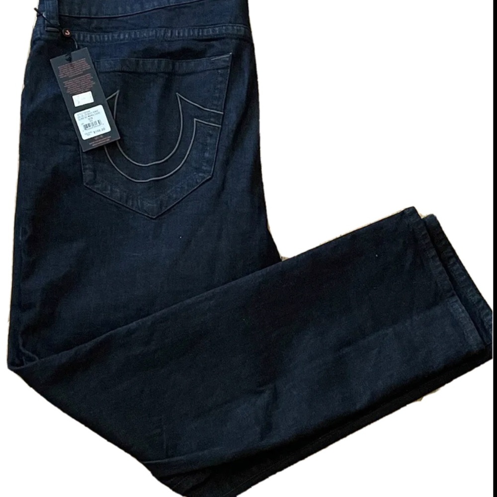 Mens True Religion Manchester United Jeans 42X32-Geno Slim Stretch-No Flap-NWT